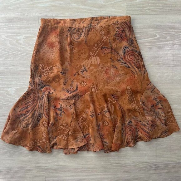 Hearts of Palm Y2K Flowy Skirt - Picture 1 of 4